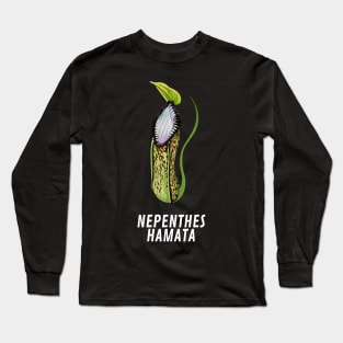 Carnivorous Pitcher Plant Shirt Gift Nepenthes Hamta Long Sleeve T-Shirt